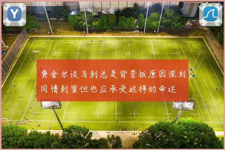 费舍尔谈马刺总是背景板原因深刻同情刺蜜但也应承受这样的命运
